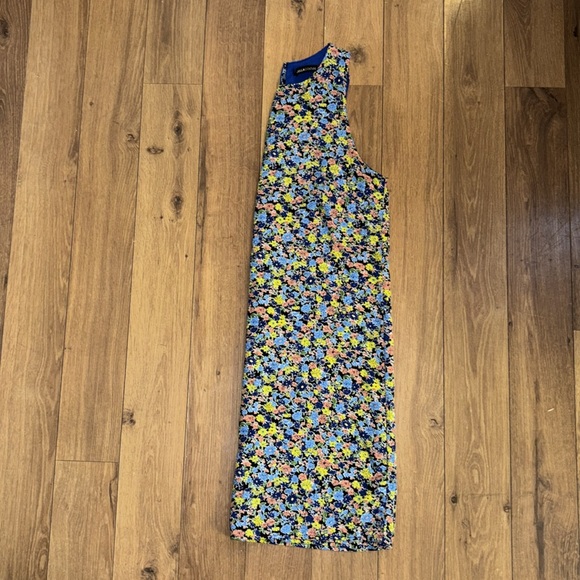 Blue Floral Jella Couture Dress - Small - Picture 2 of 5